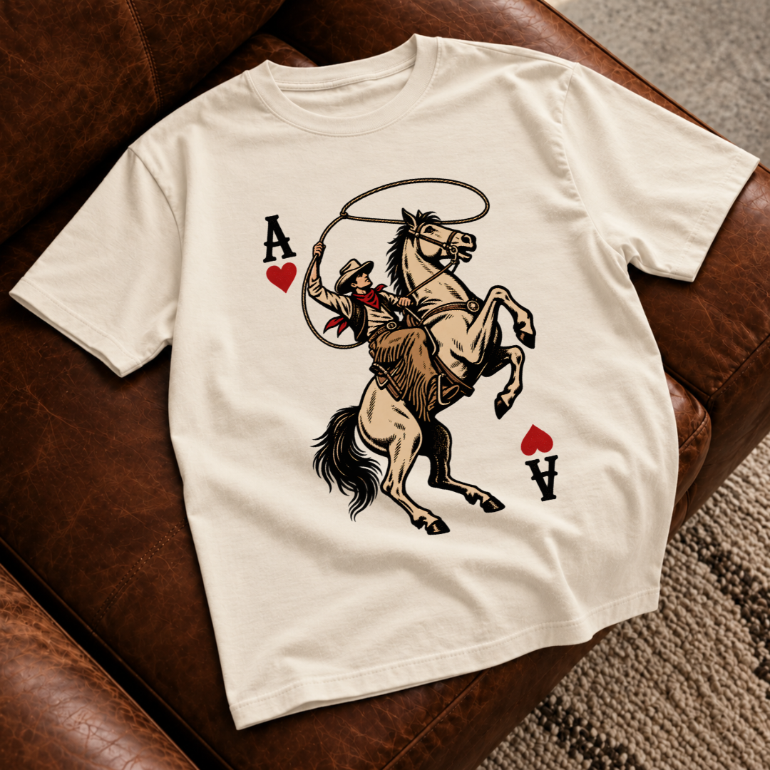 Ace of Hearts Cowboy T-Shirt