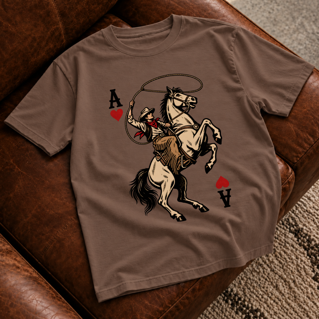 Ace of Hearts Cowboy T-Shirt