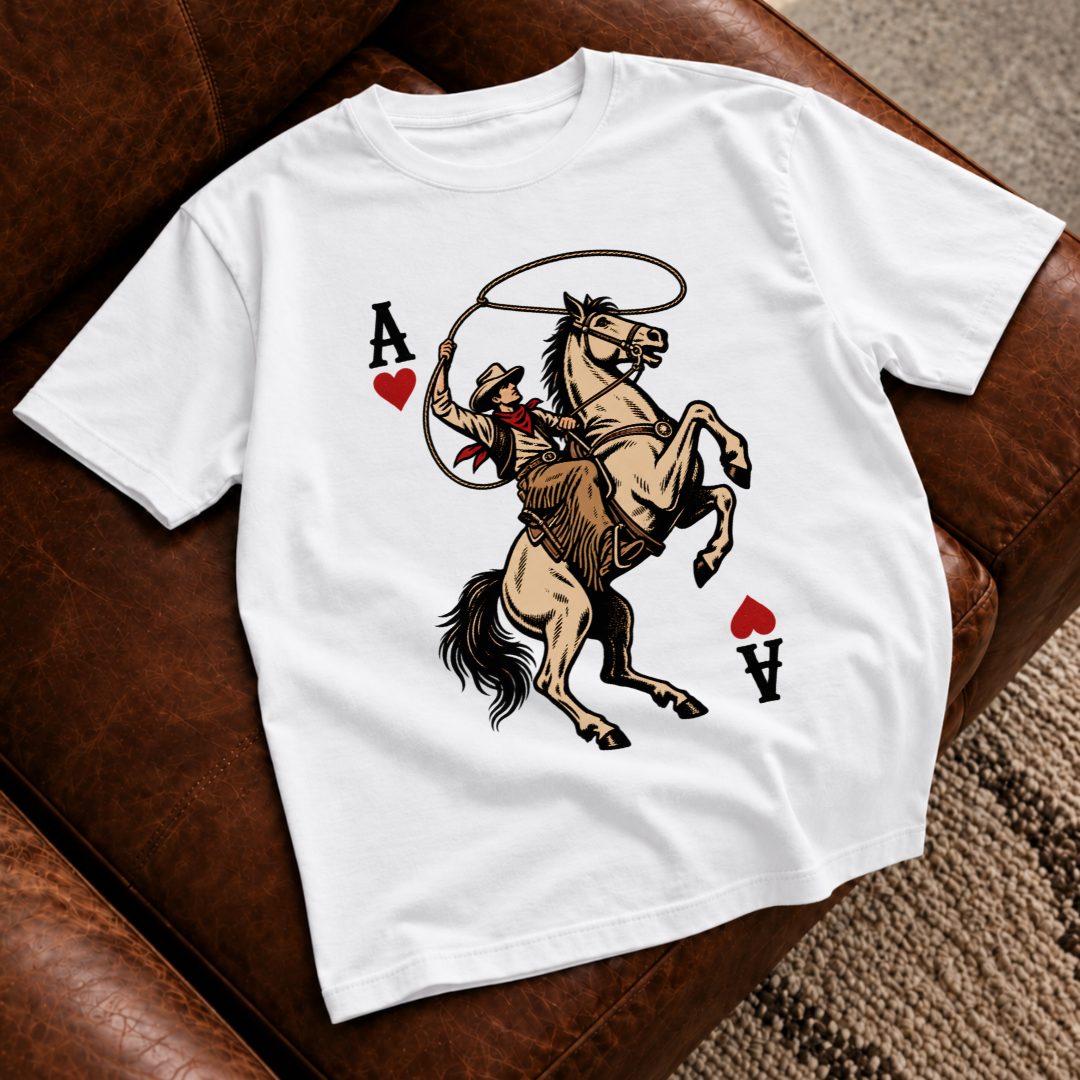 Ace of Hearts Cowboy T-Shirt