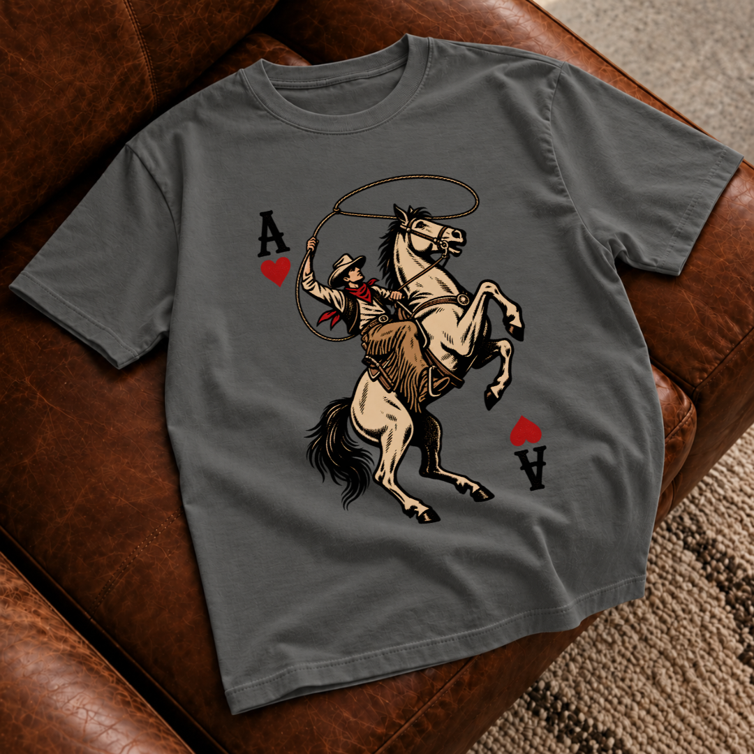 Ace of Hearts Cowboy T-Shirt