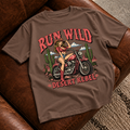 Run Wild Cowgirl Motorcycle T-Shirt