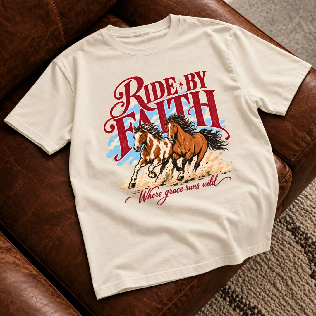 Ride By Faith T‑Shirt
