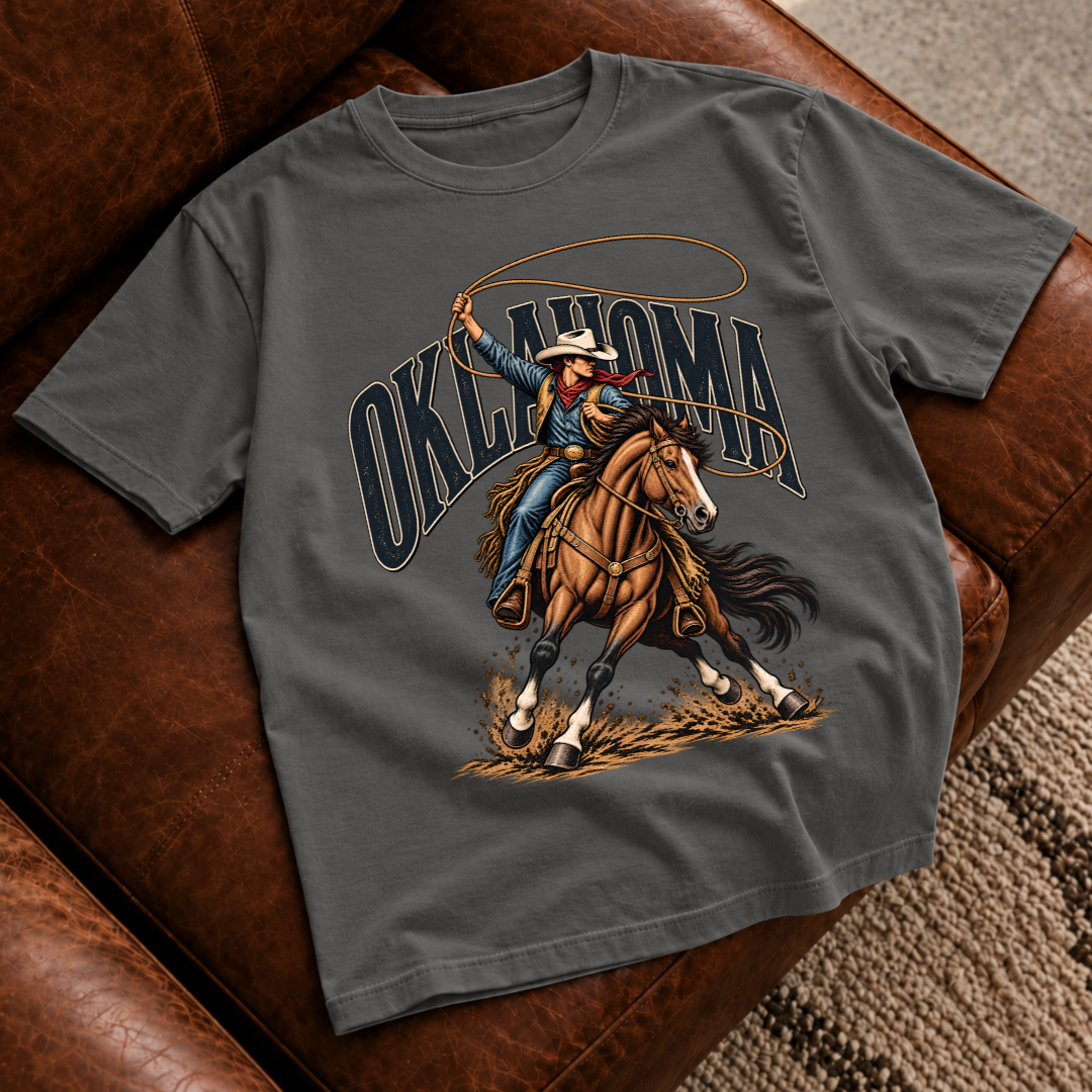 Oklahoma Cowboy Rider T-Shirt