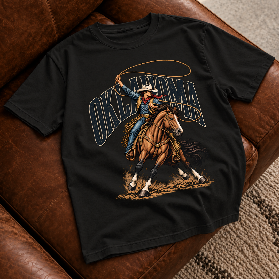 Oklahoma Cowboy Rider T-Shirt