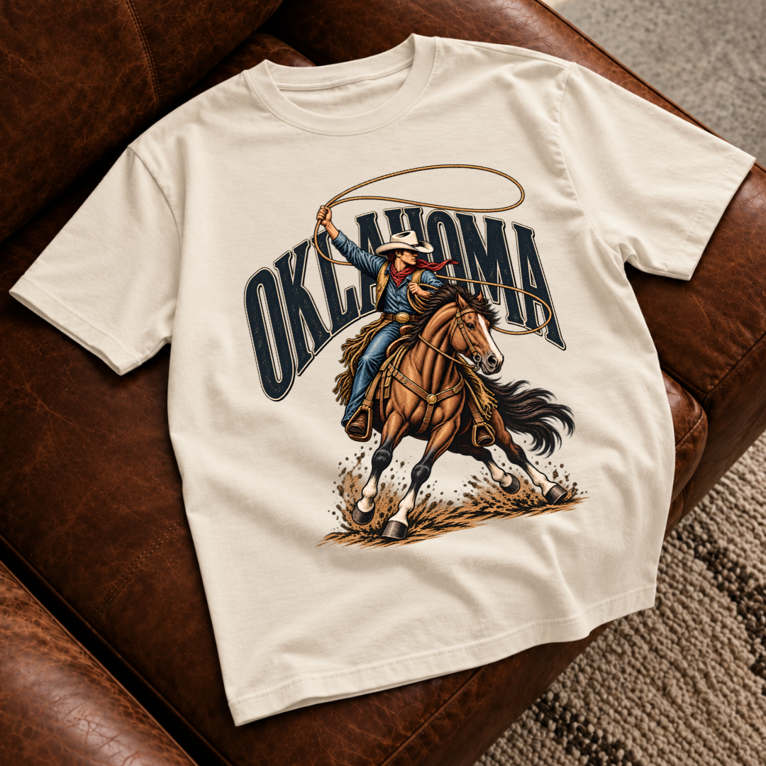 Oklahoma Cowboy Rider T-Shirt