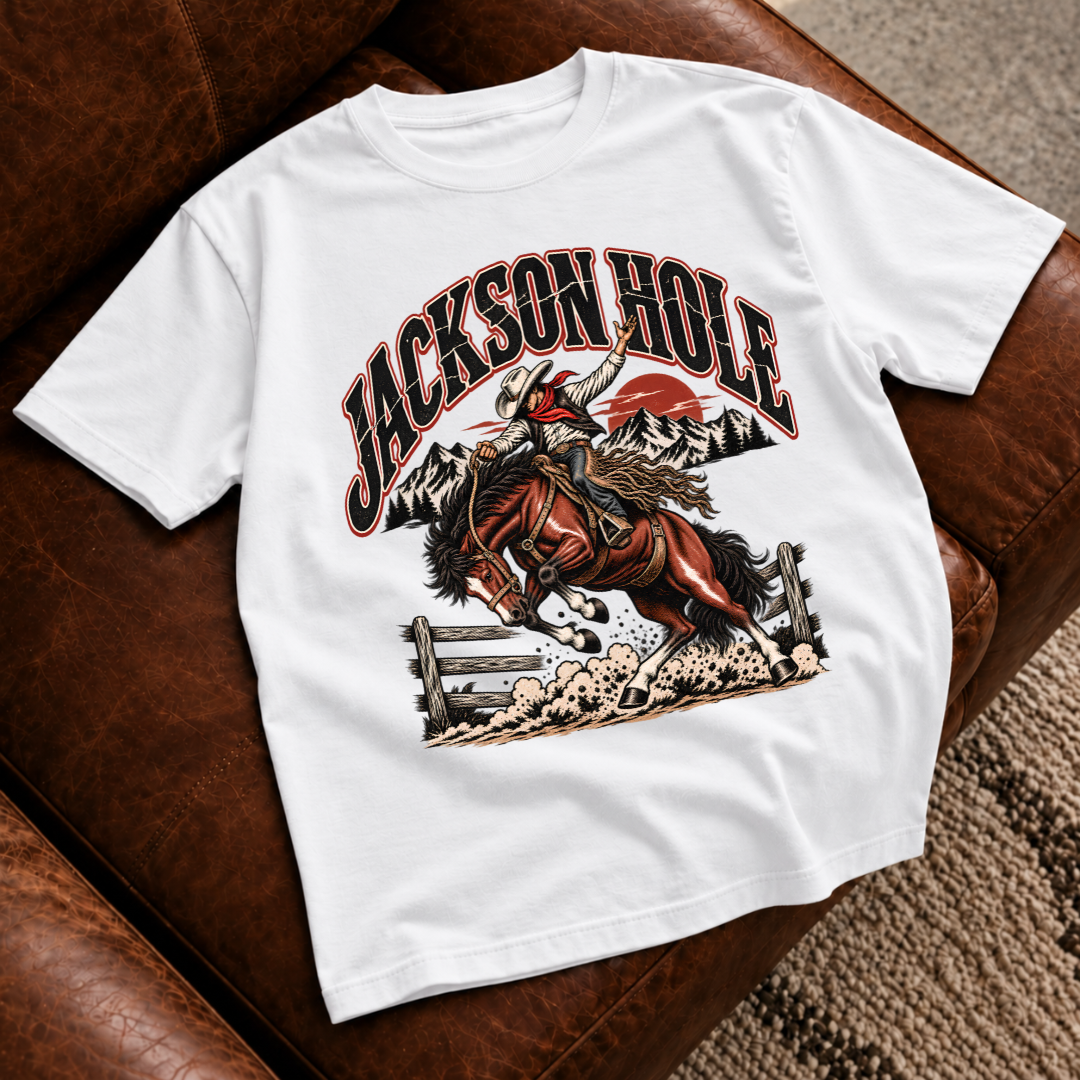 Jackson Hole Bucking Bronco T-Shirt