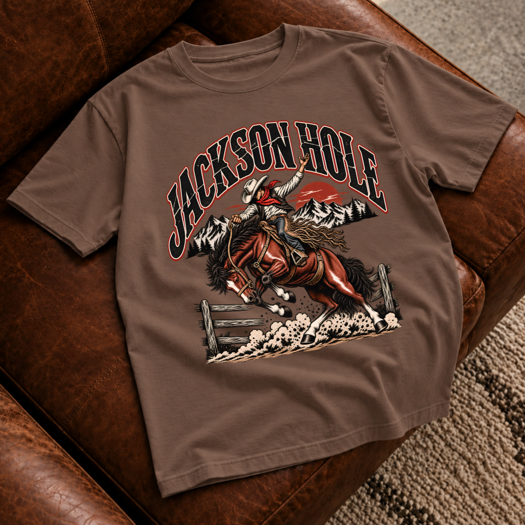 Jackson Hole Bucking Bronco T-Shirt