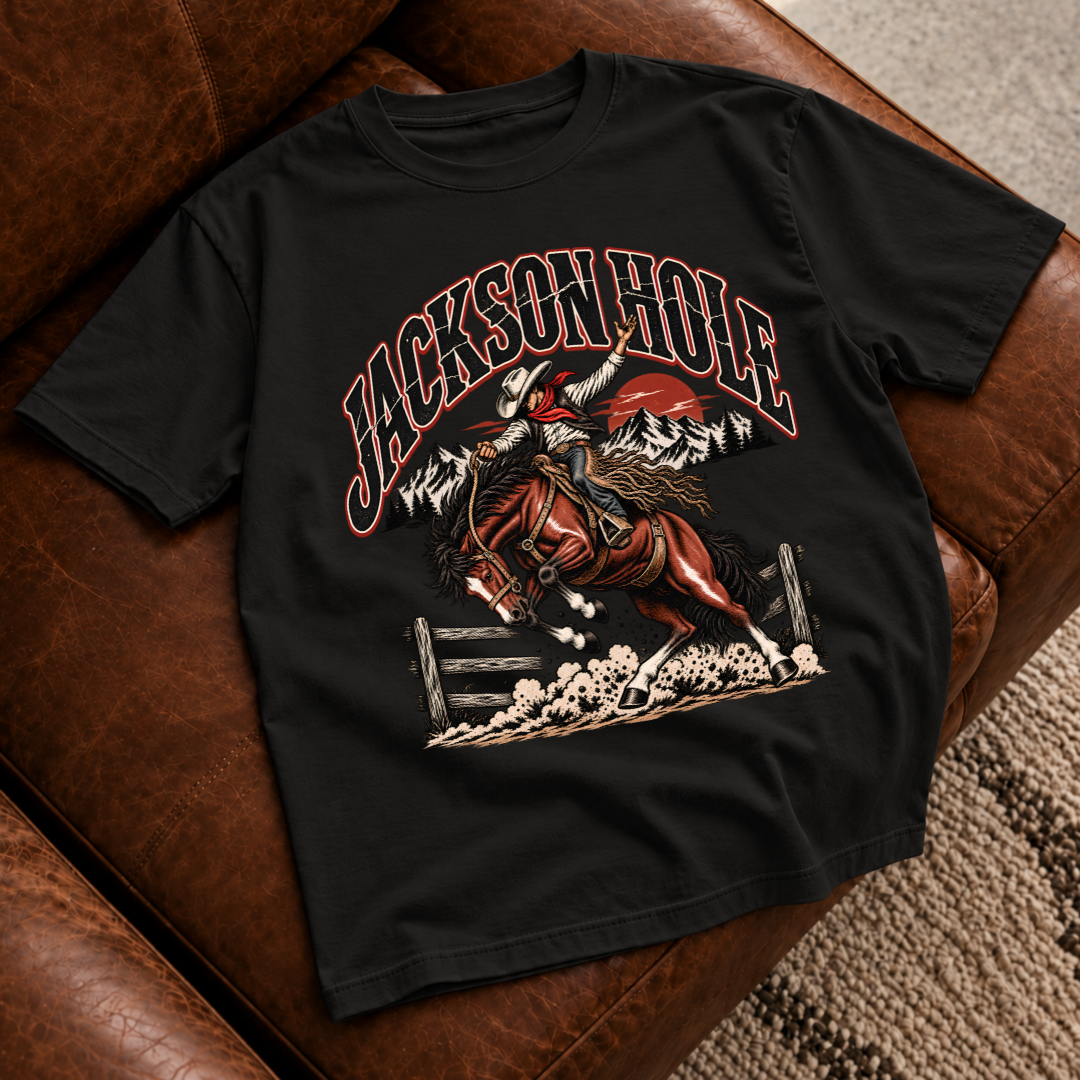 Jackson Hole Bucking Bronco T-Shirt