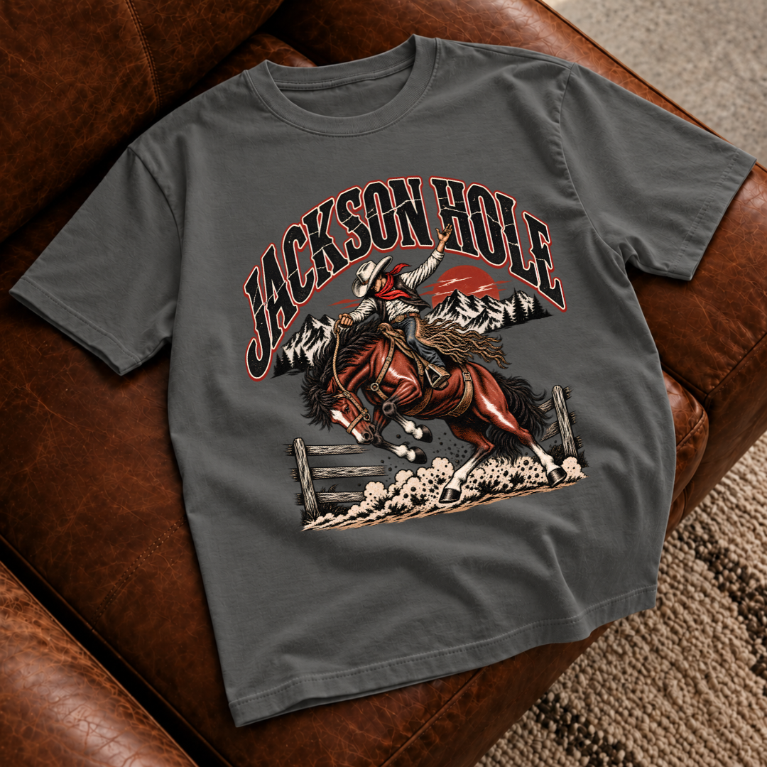 Jackson Hole Bucking Bronco T-Shirt