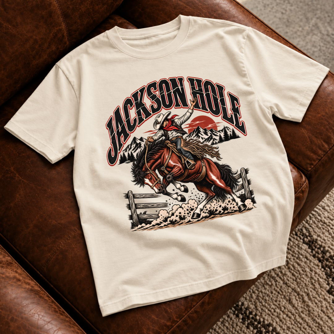Jackson Hole Bucking Bronco T-Shirt