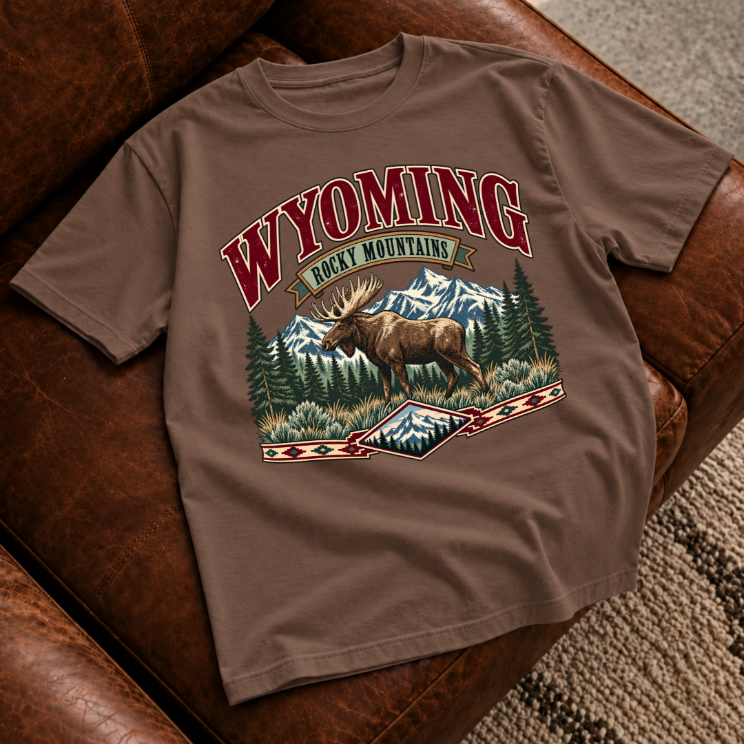 Wyoming Rocky Mountain T-Shirt