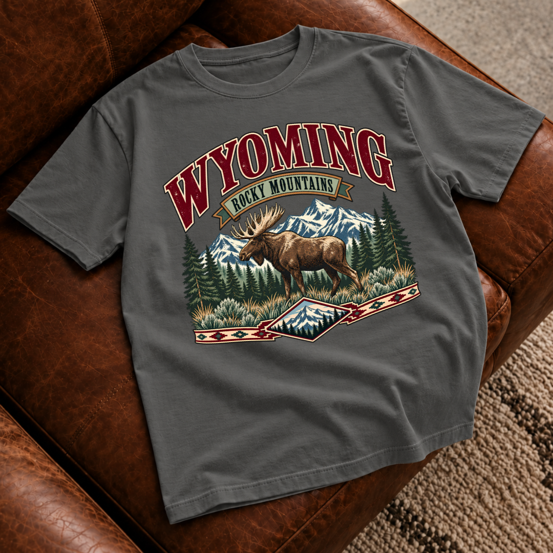 Wyoming Rocky Mountain T-Shirt
