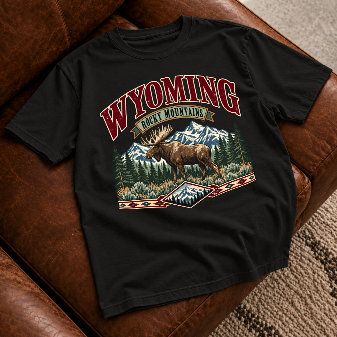 Wyoming Rocky Mountain T-Shirt