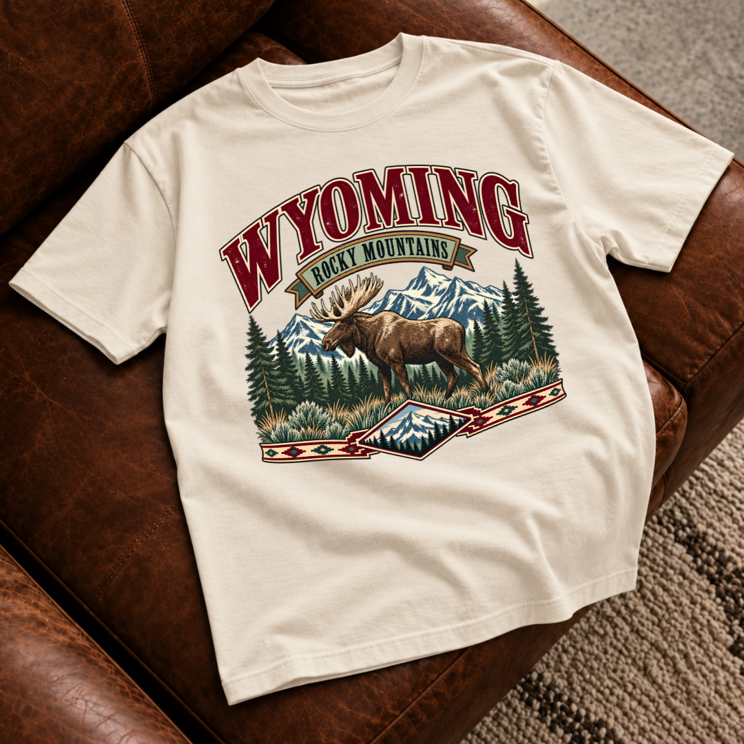 Wyoming Rocky Mountain T-Shirt