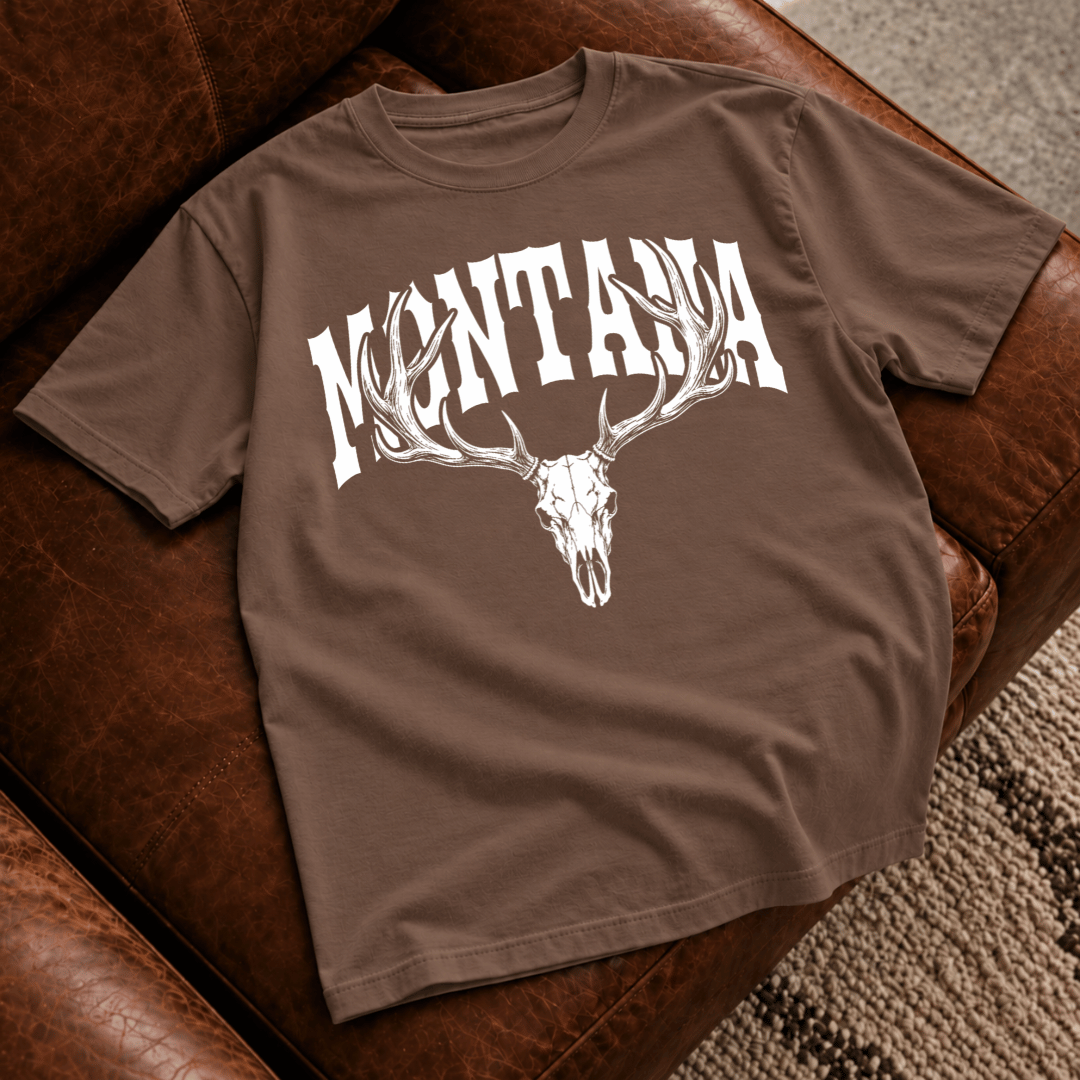 Montana Deer Skull T-Shirt
