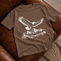 Eagle Over Mountains T-Shirt