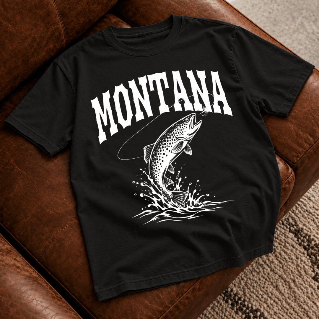 Montana Fishing Trout T-Shirt