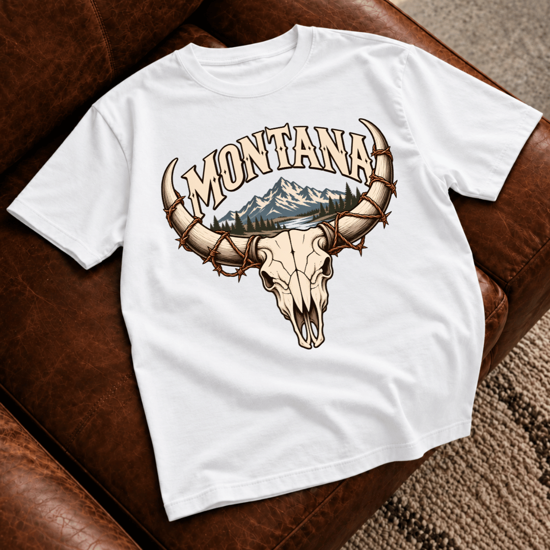 Montana Bull Skull T-Shirt