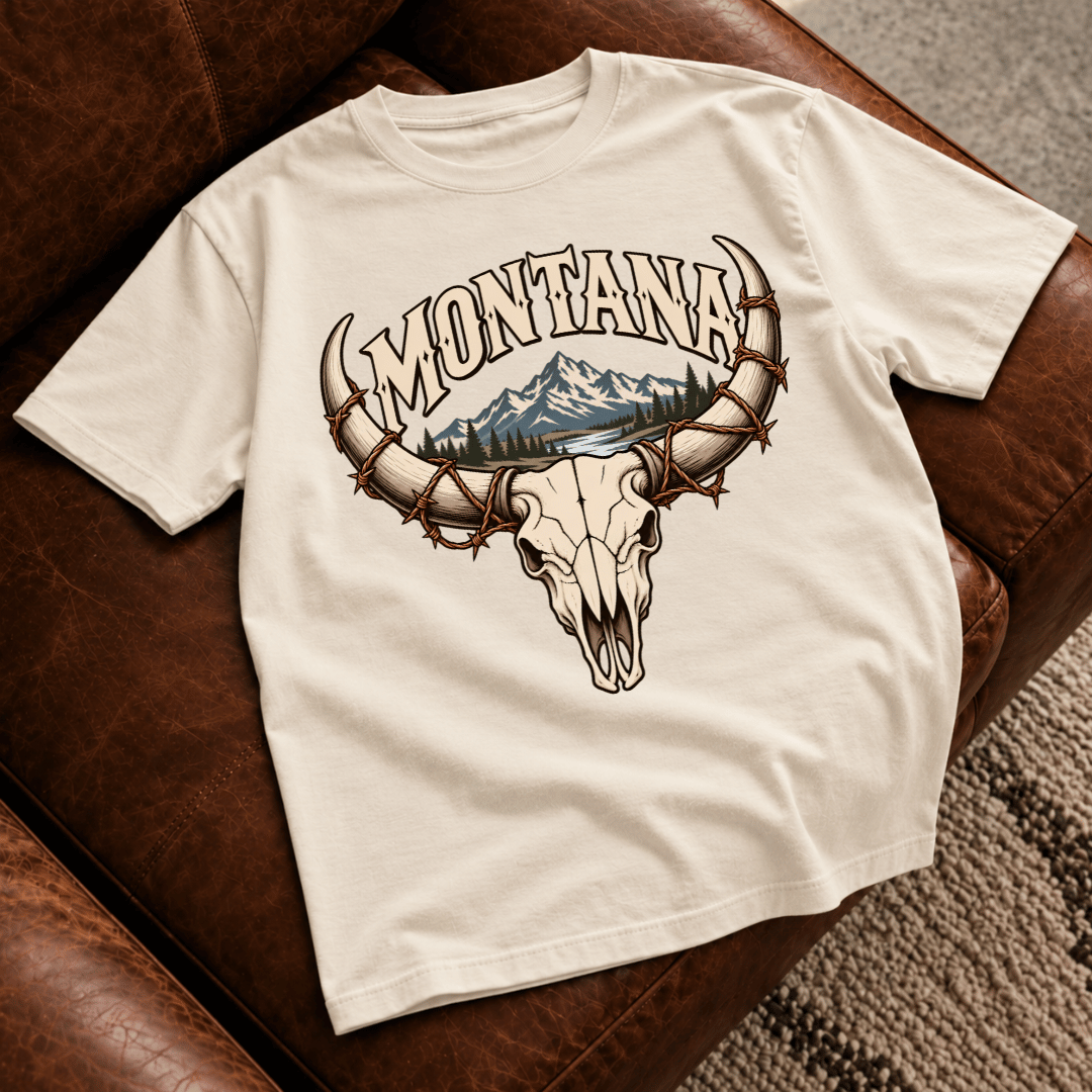 Montana Bull Skull T-Shirt