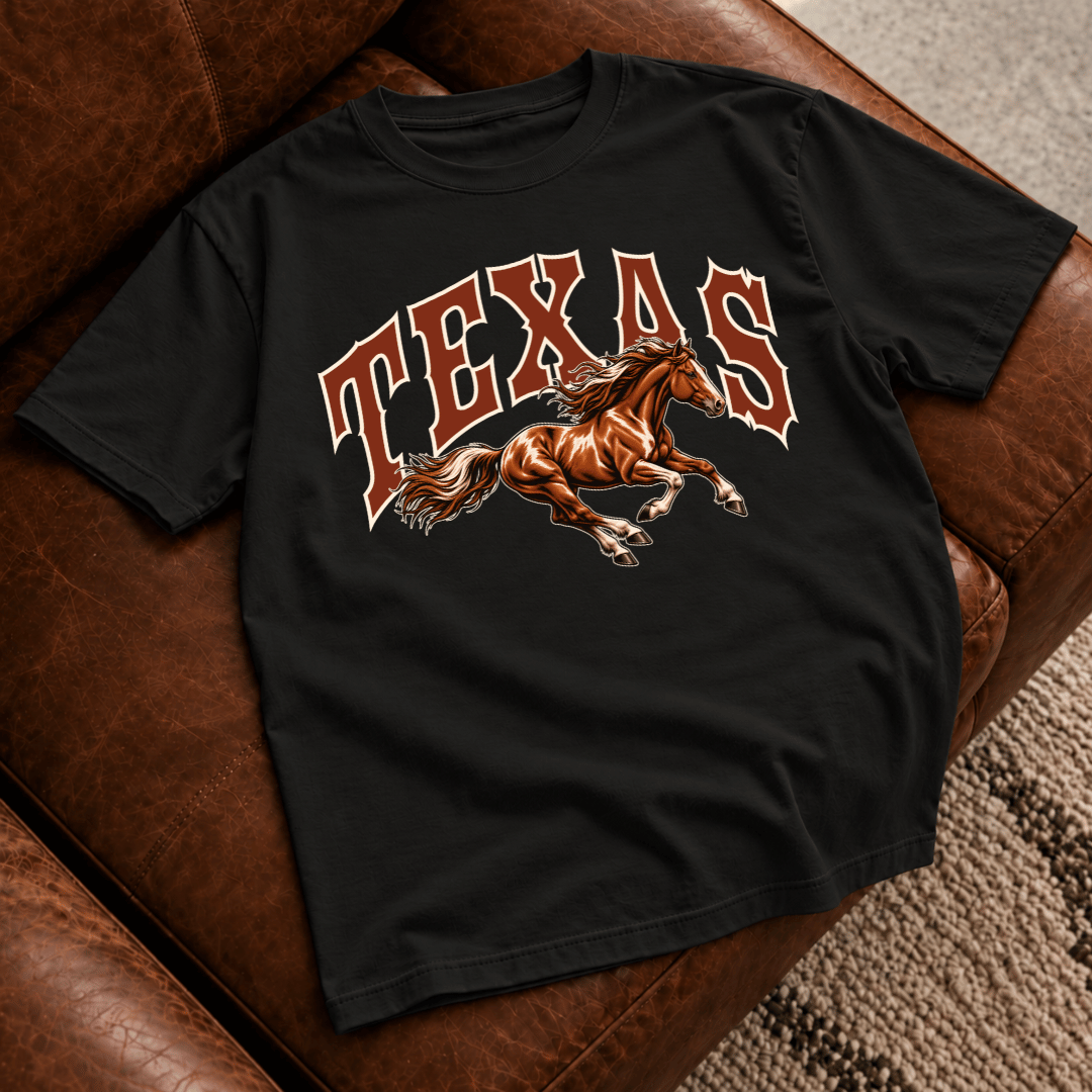 Texas Mustang T-Shirt