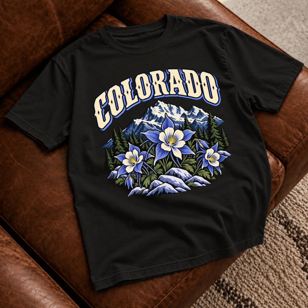 Colorado Mountain Floral T-Shirt