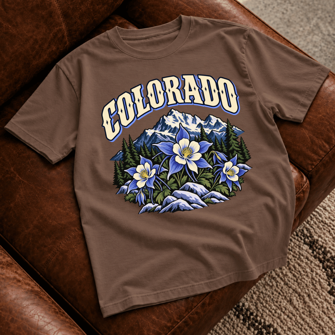 Colorado Mountain Floral T-Shirt
