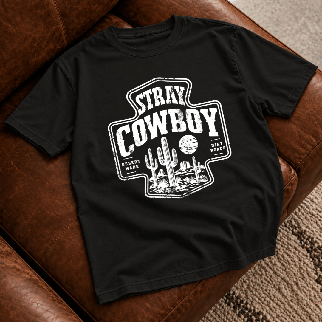 Stray Cowboy Desert Cross T-Shirt