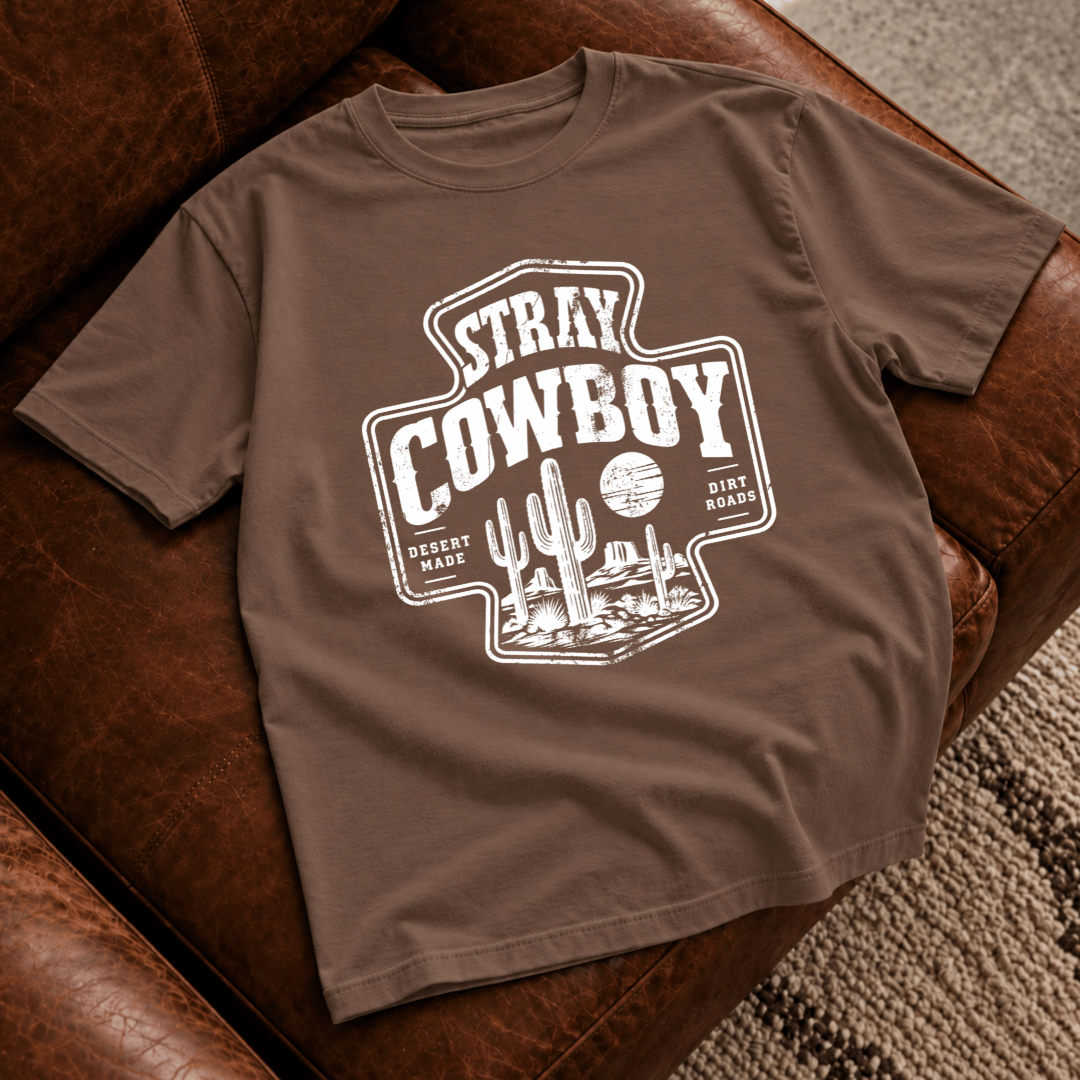 Stray Cowboy Desert Cross T-Shirt
