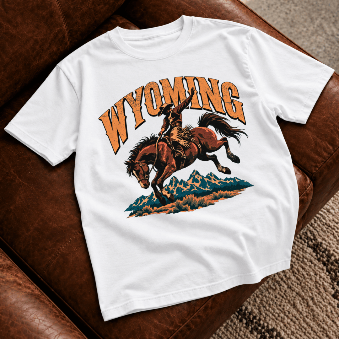Wyoming Bucking Bronco T-Shirt