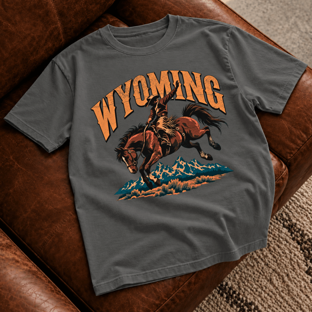 Wyoming Bucking Bronco T-Shirt