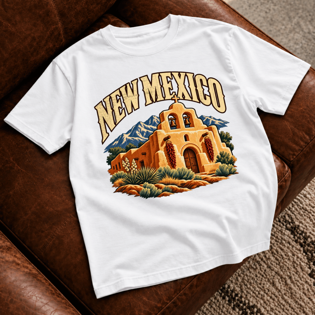 New Mexico Pueblo Church T-Shirt
