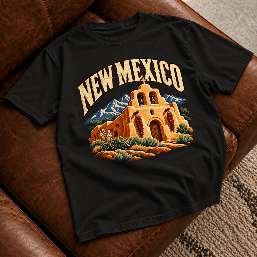 New Mexico Pueblo Church T-Shirt