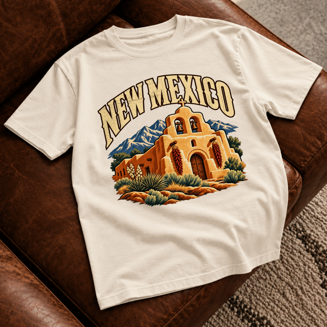 New Mexico Pueblo Church T-Shirt