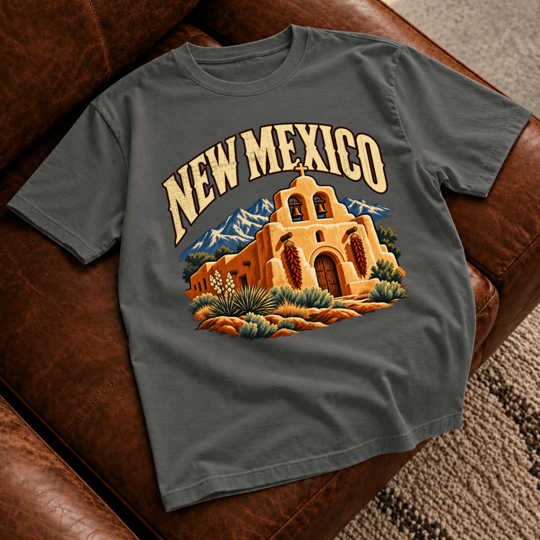 New Mexico Pueblo Church T-Shirt