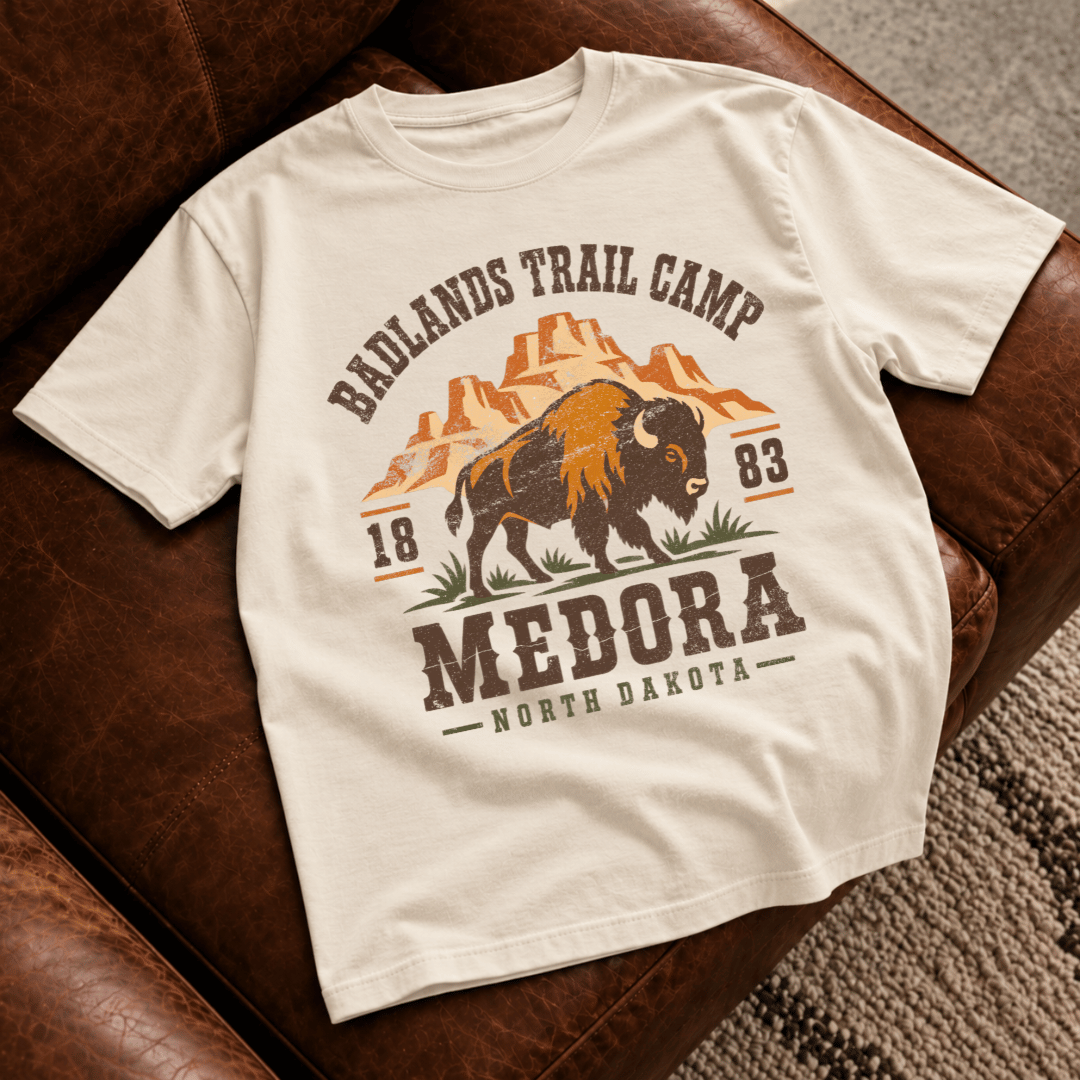 Medora Badlands Trail Camp T-Shirt