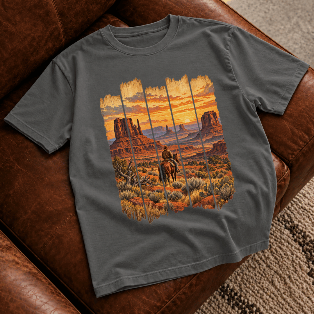 Desert Sunset Landscape T-Shirt