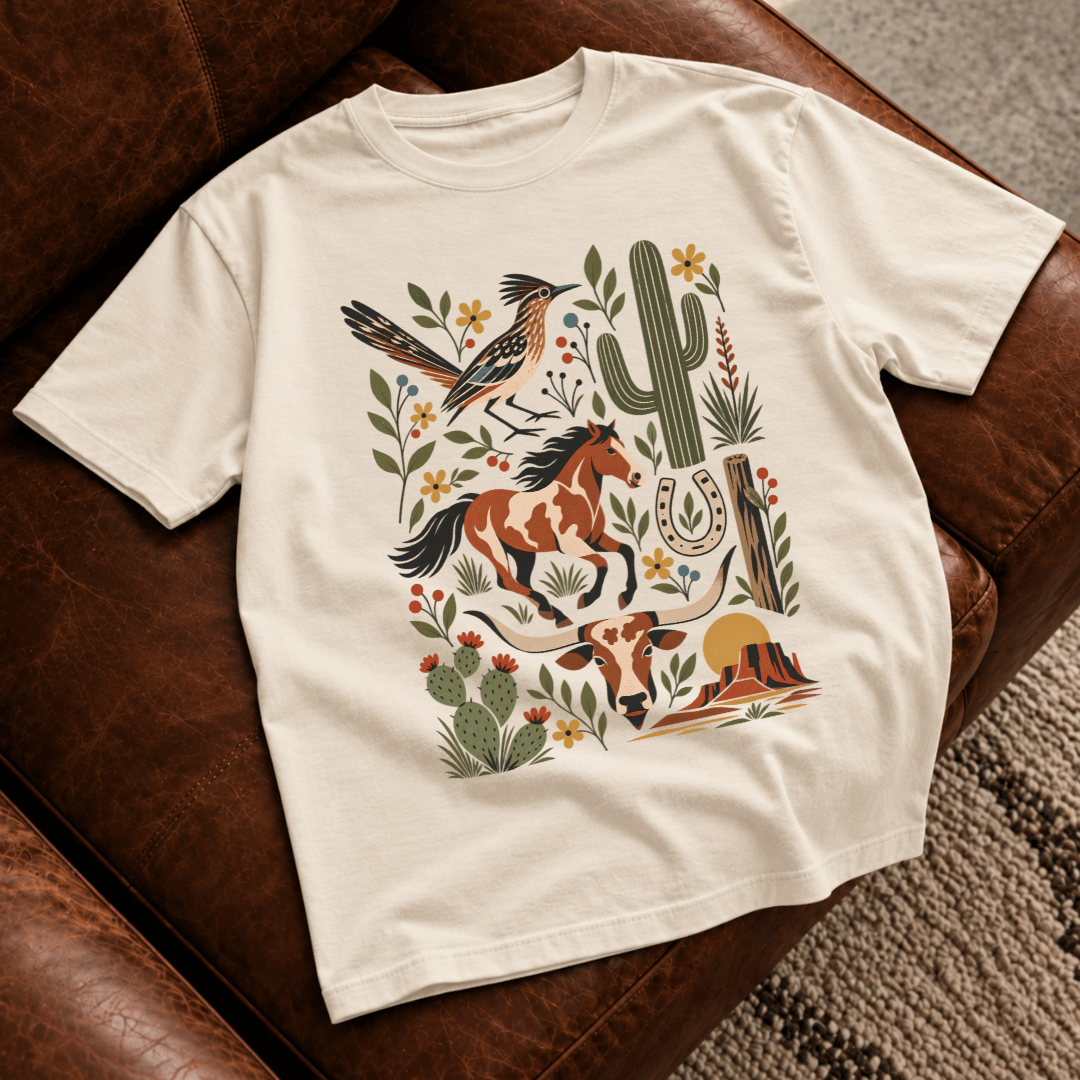 Western Desert Wildlife T-Shirt