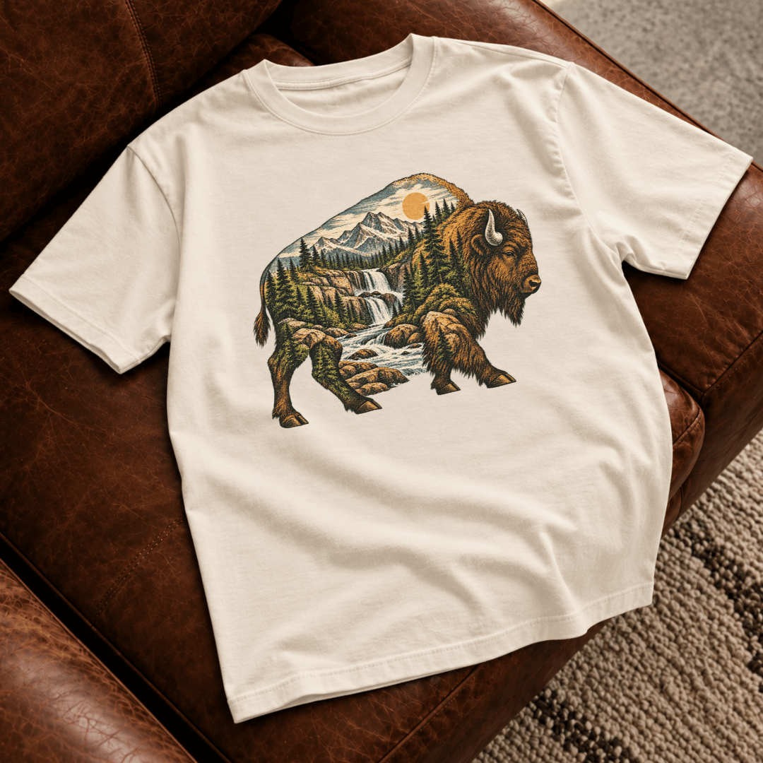 American Bison Wildlife T-Shirt